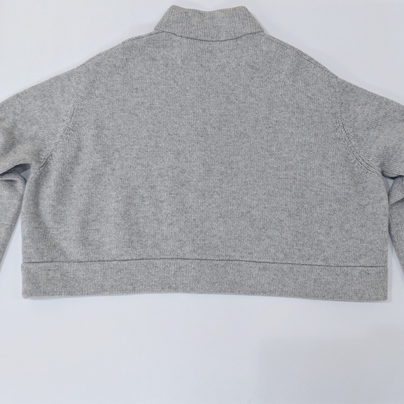 Brunello Cucinelli Cashmere Zip Cardigan NWT  Gray Sparkle Y2K Made In Italy - Picture 3 of 15